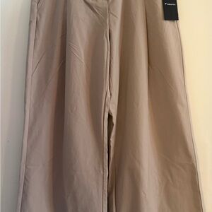Fabletics Beige Wide-Leg Pants